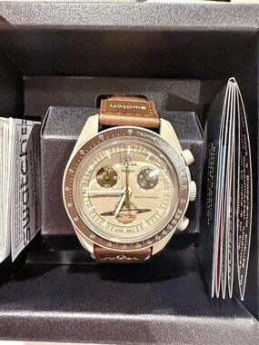 OMEGA x Swatch MoonSwatch Mission to Saturn Brown
